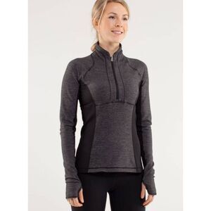 LULULEMON ATHLETICA Switch Back 1/2 Zip Pullover Jacket Size 4 'Reversible'